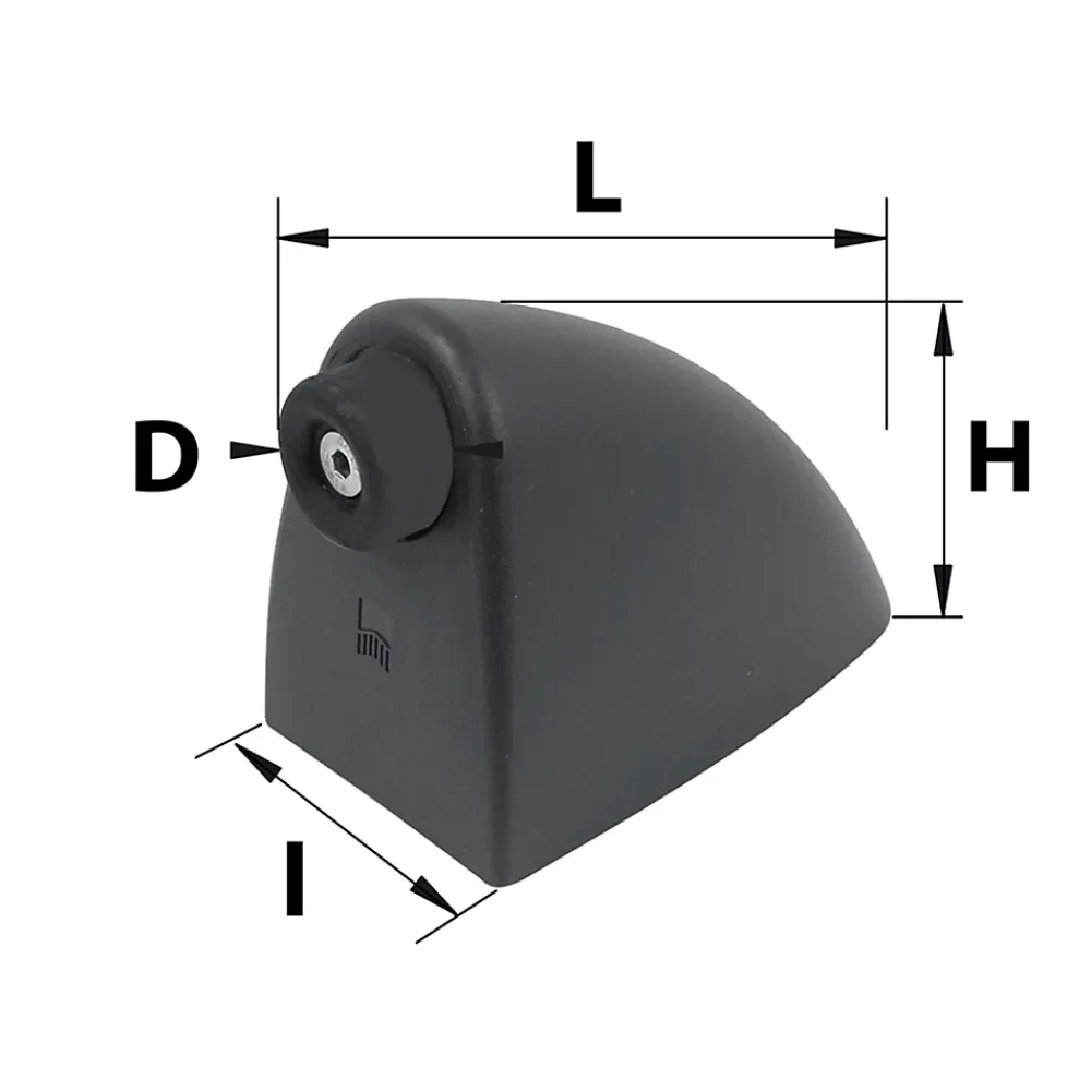 Afbat - Tb Industrie Sas Accesoire Pour Volet<Butée de fin de course pour portail Afbat noir L.140 x l.70 H.92mm