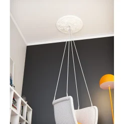 Decoflair Moulure Et Rosace De Plafond<C2 Moulure de plafond Polystyrène HD 40 x 40 x 2000 - 1 pièce
