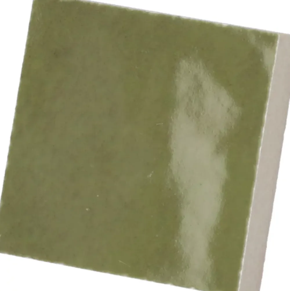 Aelle Carrelage Carrelage Sol Pour Wc<Cabochon sol / mur brillant 3,4x3,4 cm Taco KASBAH VERD