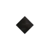 Aelle Carrelage Cabochon sol / mur uni noir brillant 4,6x4,6 cm TACO OCTAGONNEGRO- Carrelage Sol Uni