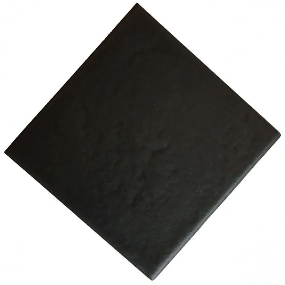 Aelle Carrelage Cabochon sol / mur uni noir brillant 4,6x4,6 cm TACO OCTAGONNEGRO- Carrelage Sol Uni