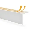 Quest Plinthe Pour Sol En Vinyle Et Pvc<Cache de tringle à rideau  PVC 35x35mm, 2m, installation de la bande lumineuse LED, blanc
