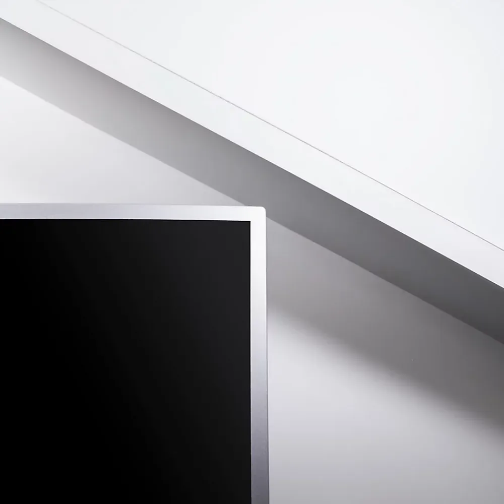 Quest Cache de tringle à rideau PVC 30x30mm, 2m, installation de la bande lumineuse LED, blanc- Plinthe Pour Sol En Vinyle Et Pvc
