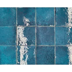 Lux Mosaic Faïence Pour Douche|Faïence Pour Cuisine<Carreau Mural Intérieur/Extérieur Brillant. Nissel Bleu 12x12 cm
