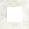 Casa Linéa CARREAU RENAISSANCE TRAVERTIN IVOIRE PERCE 1 PIÈCE 10 x 10 CM CASA LINEA- Travertin