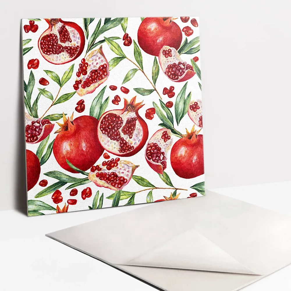 Tulup Dalle Et Lame Pvc<Carreaux vinyle 30x30 cm fruit de grenade 9 pcs
