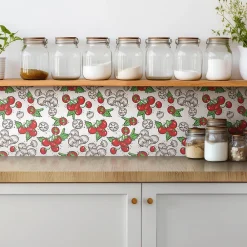 Tulup Carreaux vinyle 30x30 cm Tomates 9 pcs- Dalle Et Lame Pvc