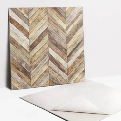 Tulup Dalle Et Lame Pvc<Carreaux vinyle 30x30 cm Planches à chevrons 9 pcs