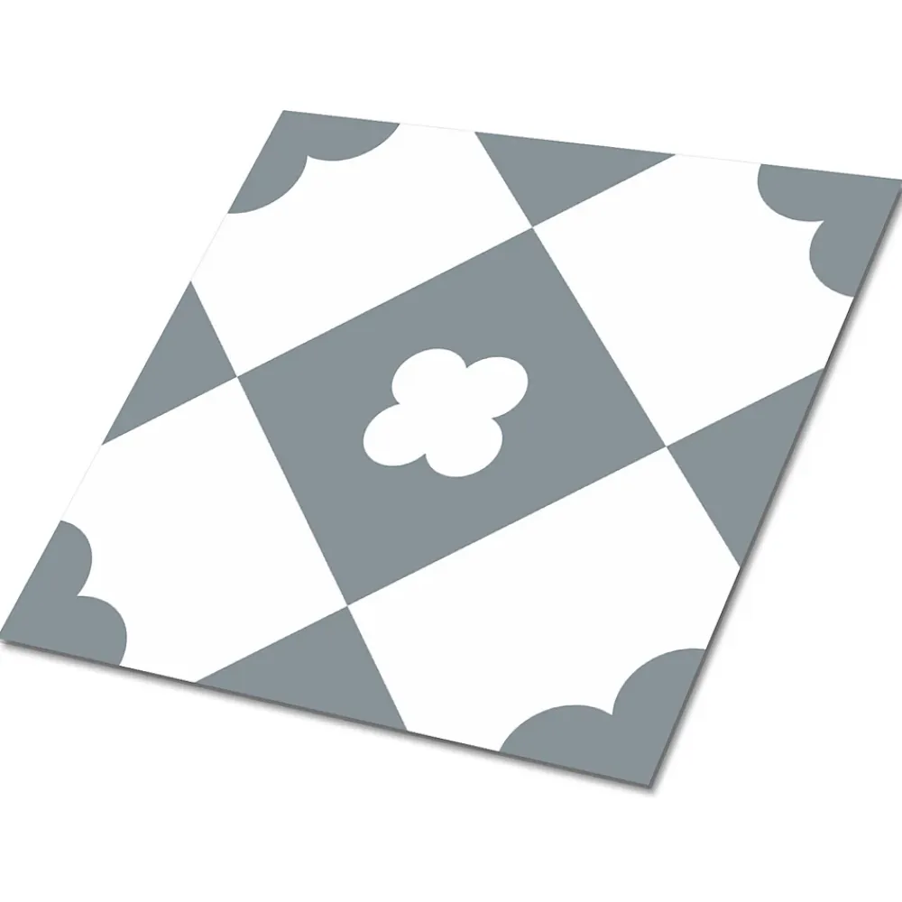 Tulup Dalle Et Lame Pvc<Carreaux vinyle 30x30 cm Motif en diamant 9 pcs