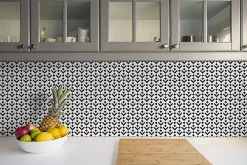 Tulup Carreaux vinyle 30x30 cm Abstraction géométrique 9 pcs- Dalle Et Lame Pvc