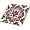 Tulup Dalle Et Lame Pvc<Carreaux vinyle 30x30 cm Fleurs arabes 9 pcs