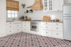 Tulup Carreaux vinyle 30x30 cm Étoiles stylisées 9 pcs- Dalle Et Lame Pvc