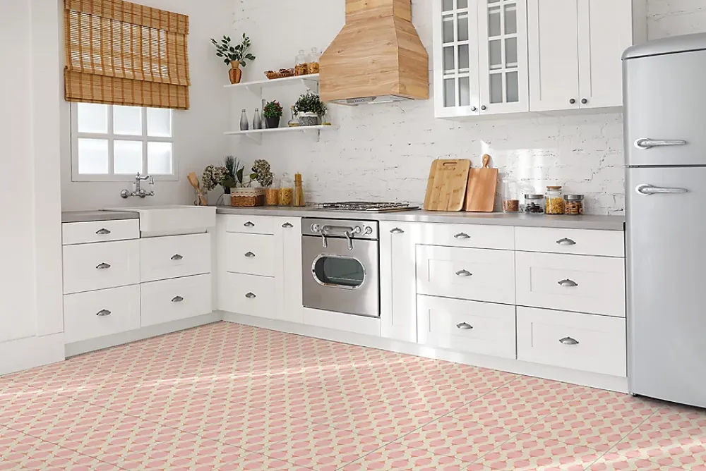 Tulup Dalle Et Lame Pvc<Carreaux vinyle 30x30 cm Motif rétro 9 pcs