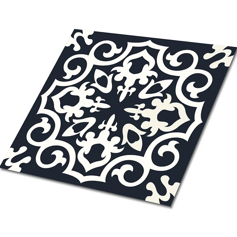 Tulup Carreaux vinyle 30x30 cm Ambiance arabe 9 pcs- Dalle Et Lame Pvc
