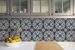 Tulup Carreaux vinyle 30x30 cm Ambiance arabe 9 pcs- Dalle Et Lame Pvc