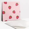 Tulup Carreaux vinyle 30x30 cm Fraises 9 pcs- Dalle Et Lame Pvc