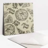 Tulup Carreaux vinyle 30x30 cm Thèmes de pizza 9 pcs- Dalle Et Lame Pvc