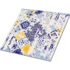 Tulup Dalle Et Lame Pvc<Carreaux vinyle 30x30 cm Azulejos vintage 9 pcs