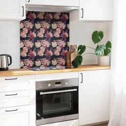 Tulup Carreaux vinyle 30x30 cm Fleurs de roses colorées 9 pcs- Dalle Et Lame Pvc