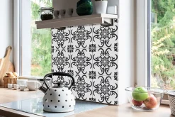 Tulup Dalle Et Lame Pvc<Carreaux vinyle 30x30 cm Décoration arabe 9 pcs