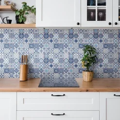 Tulup Dalle Et Lame Pvc<Carreaux vinyle 30x30 cm Mosaïque décorative 9 pcs