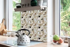 Tulup Carreaux vinyle 30x30 cm Prise 9 pcs- Dalle Et Lame Pvc