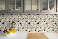 Tulup Carreaux vinyle 30x30 cm Prise 9 pcs- Dalle Et Lame Pvc