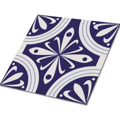 Tulup Dalle Et Lame Pvc<Carreaux vinyle 30x30 cm Plumes de paon 9 pcs