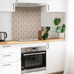 Tulup Dalle Et Lame Pvc<Carreaux vinyle 30x30 cm Thème du bon appétit 9 pcs