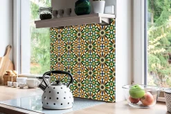 Tulup Carreaux vinyle 30x30 cm Motif cubain 9 pcs- Dalle Et Lame Pvc