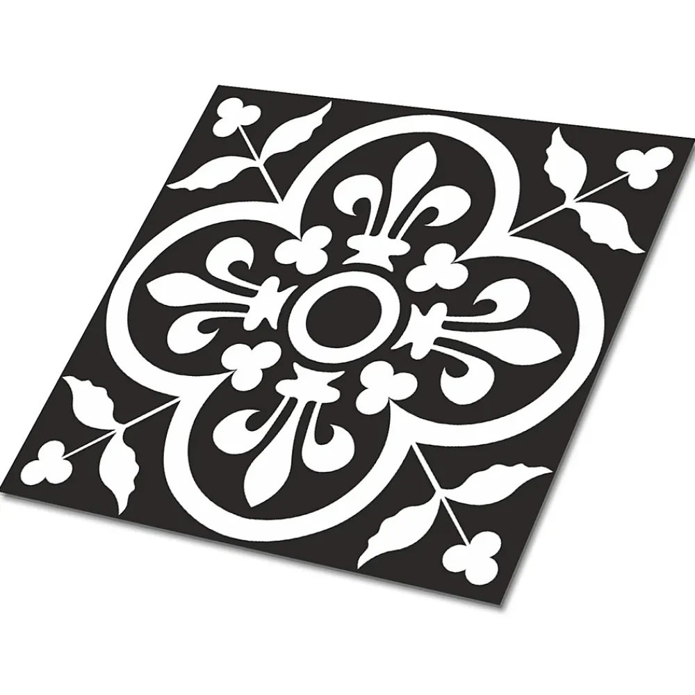 Tulup Dalle Et Lame Pvc<Carreaux vinyle 30x30 cm Style oriental 9 pcs