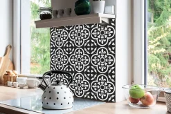 Tulup Dalle Et Lame Pvc<Carreaux vinyle 30x30 cm Style oriental 9 pcs