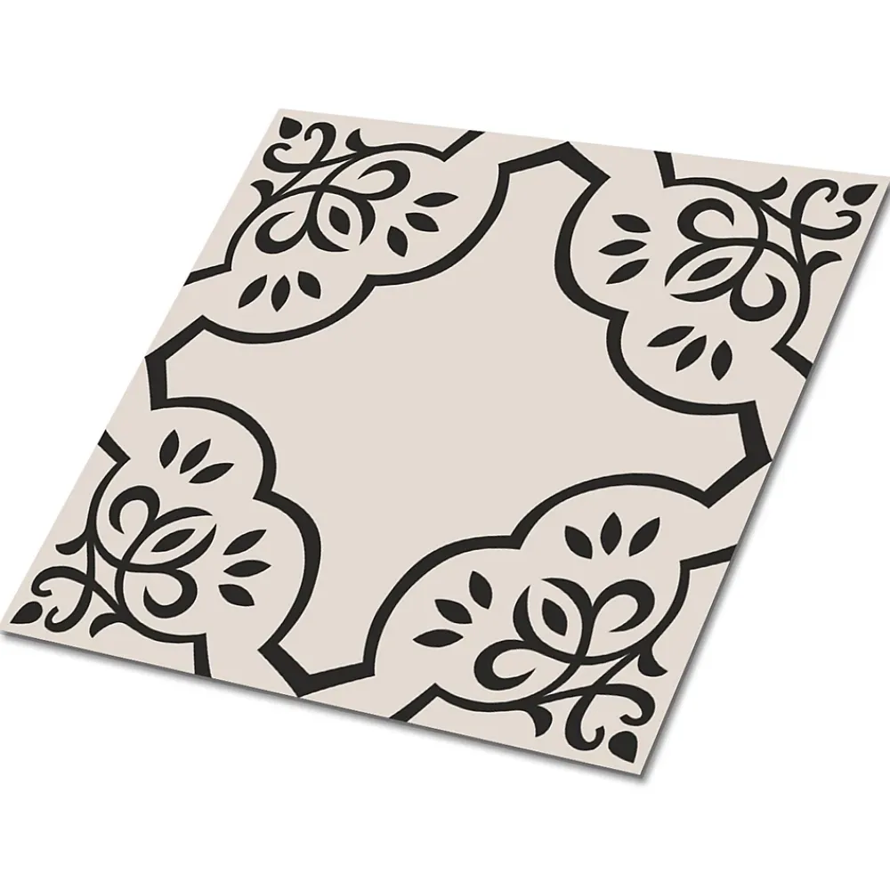 Tulup Dalle Et Lame Pvc<Carreaux vinyle 30x30 cm Croix géométrique 9 pcs