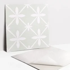 Tulup Carreaux vinyle 30x30 cm Ornements minimalistes 9 pcs- Dalle Et Lame Pvc