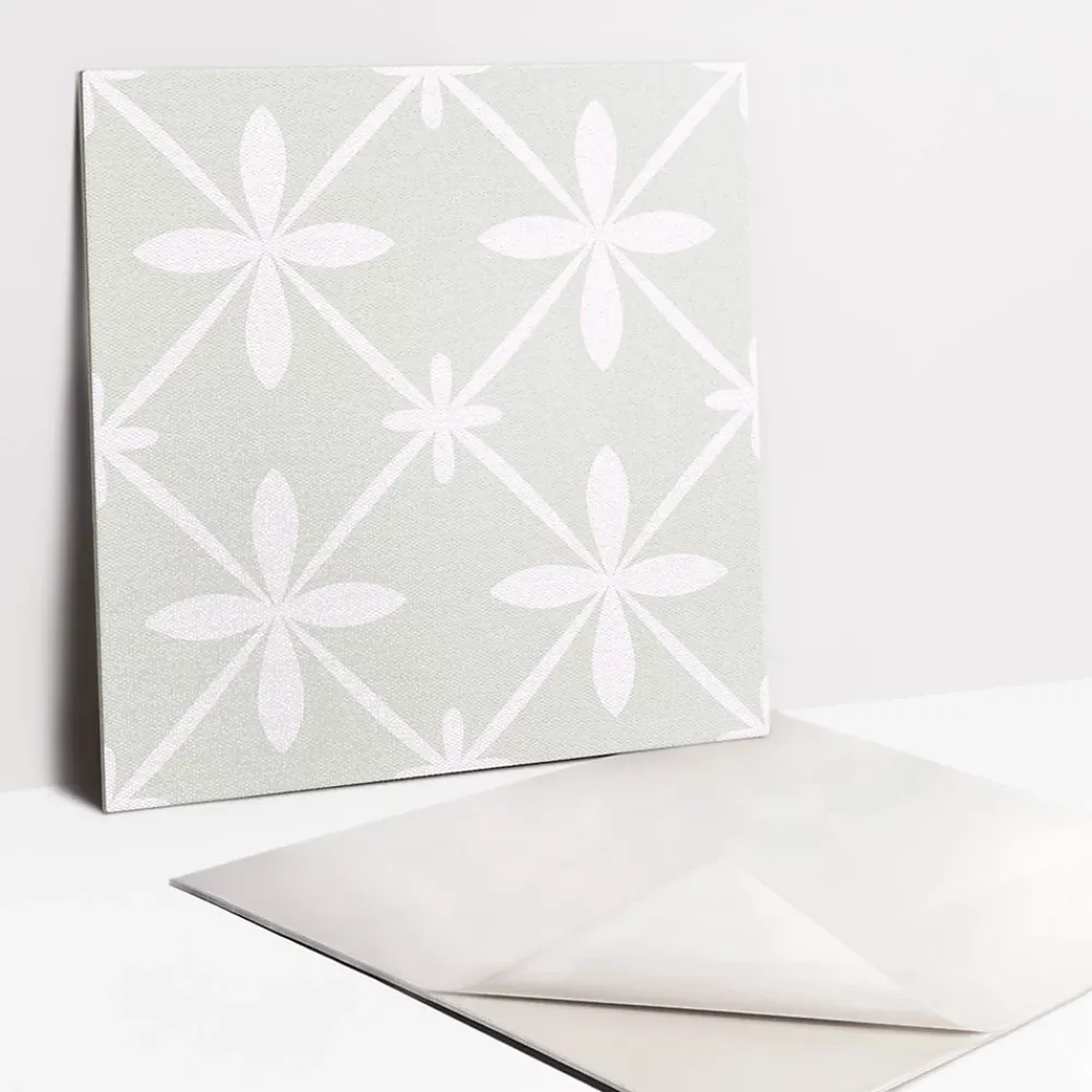 Tulup Carreaux vinyle 30x30 cm Ornements minimalistes 9 pcs- Dalle Et Lame Pvc