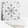 Tulup Dalle Et Lame Pvc<Carreaux vinyle 30x30 cm Ornement gris 9 pcs