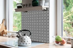 Tulup Carreaux vinyle 30x30 cm Modèle espagnol 9 pcs- Dalle Et Lame Pvc