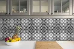 Tulup Carreaux vinyle 30x30 cm Modèle espagnol 9 pcs- Dalle Et Lame Pvc
