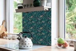 Tulup Carreaux vinyle 30x30 cm Malachite verte 9 pcs- Dalle Et Lame Pvc
