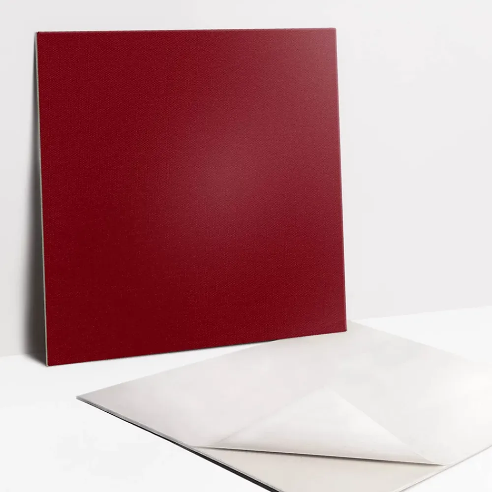 Tulup Dalle Et Lame Pvc<Carreaux vinyle 30x30 cm Couleur bordeaux 9 pcs