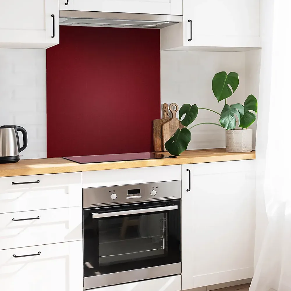 Tulup Dalle Et Lame Pvc<Carreaux vinyle 30x30 cm Couleur bordeaux 9 pcs