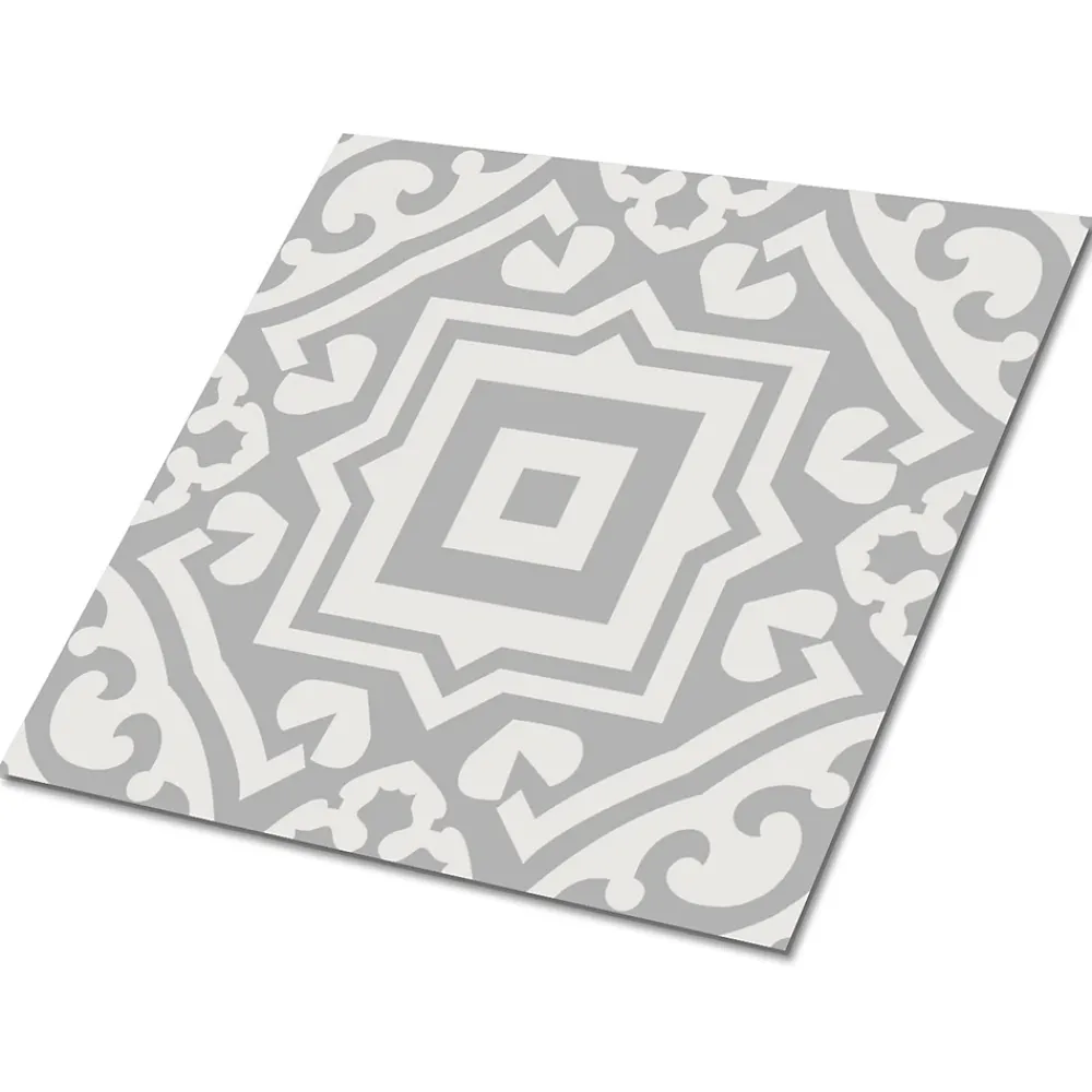 Tulup Carreaux vinyle 30x30 cm Géométrie 9 pcs- Dalle Et Lame Pvc