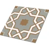 Tulup Carreaux vinyle 30x30 cm Motif géométrique 9 pcs- Dalle Et Lame Pvc