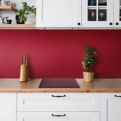 Tulup Carreaux vinyle 30x30 cm Couleur rouge 9 pcs- Dalle Et Lame Pvc