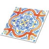Tulup Dalle Et Lame Pvc<Carreaux vinyle 30x30 cm Graphiques de style azulejo 9 pcs