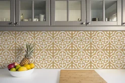 Tulup Carreaux vinyle 30x30 cm Décoration royale 9 pcs- Dalle Et Lame Pvc