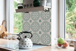 Tulup Dalle Et Lame Pvc<Carreaux vinyle 30x30 cm Motif arabesque orientale 9 pcs
