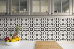 Tulup Dalle Et Lame Pvc<Carreaux vinyle 30x30 cm Cercles géométriques 9 pcs