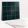 Tulup Carreaux vinyle 30x30 cm Mosaïque vert bouteille 9 pcs- Dalle Et Lame Pvc