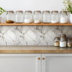 Tulup Dalle Et Lame Pvc<Carreaux vinyle 30x30 cm Marbre et or tendance 9 pcs